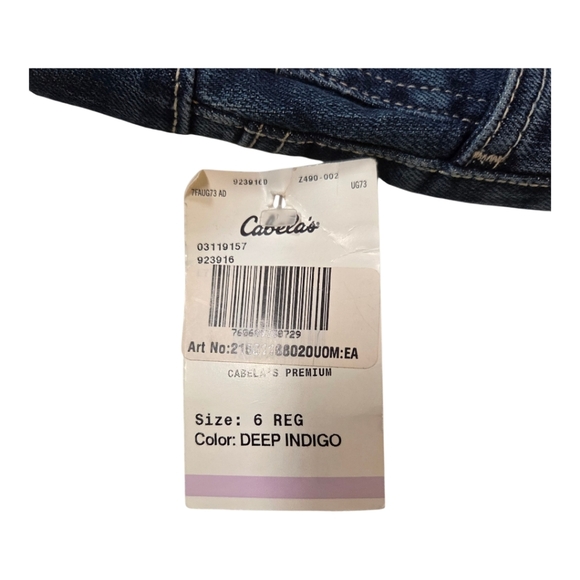 Cabela's Casuals Dark Blue Flare Women's Jeans Size 6 - Picture 12 of 12